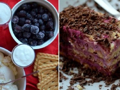 Десерт из печенья