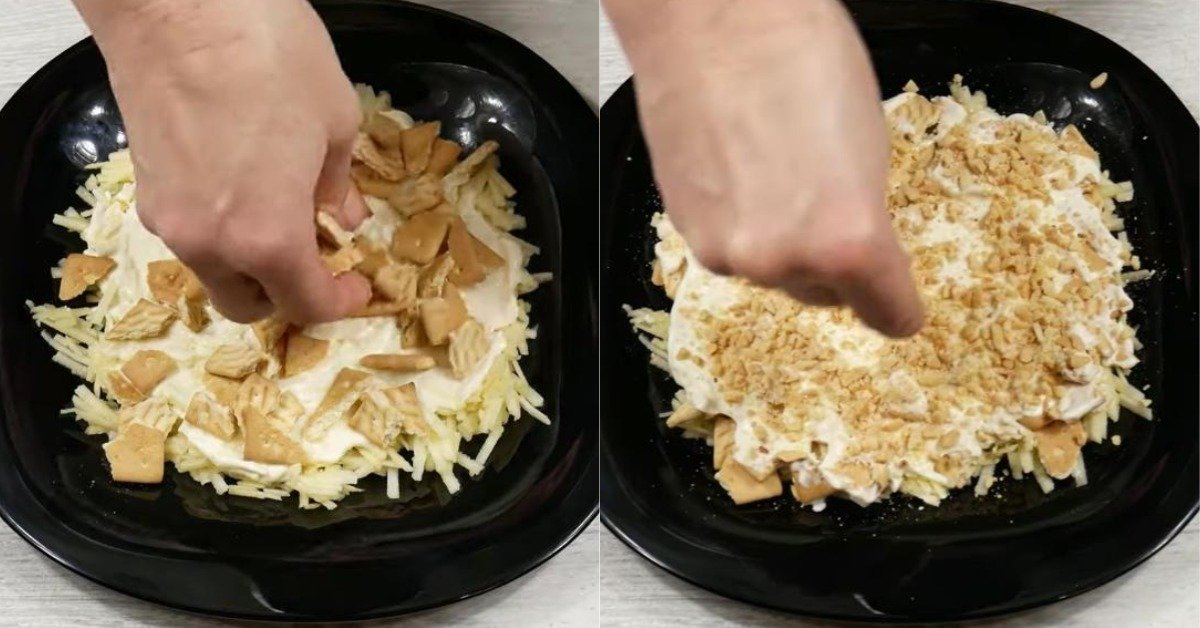 торт из крекеров