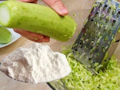 Диетические драники из кабачков