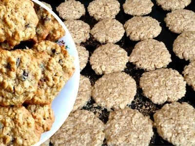 Диетическое овсяное печенье на кефире