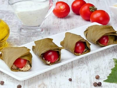 Долма из свежих листьев