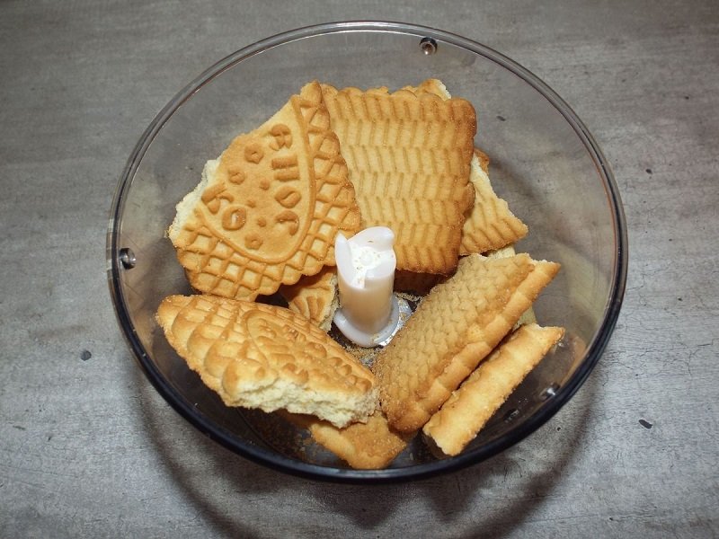 измельчение печенья