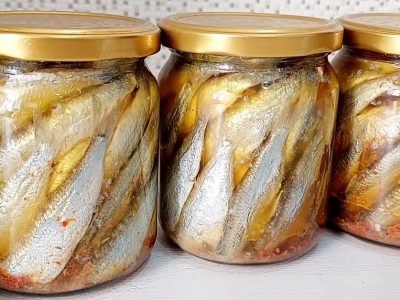 Домашние консервы из мелкой рыбы