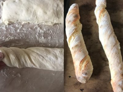 Домашние крученые багеты