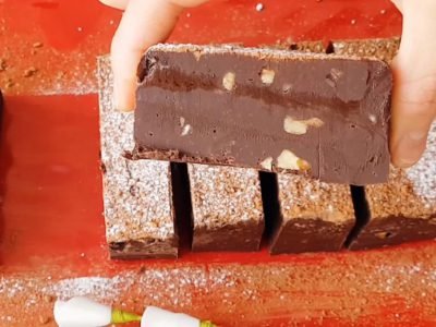 Домашние шоколадные конфеты с орехами