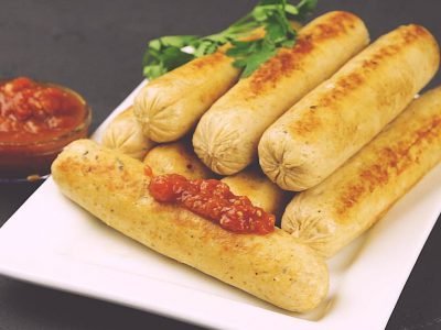 Домашние сосиски из куриного фарша