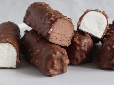 Домашние сырки в шоколадной глазури