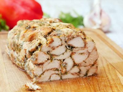 Домашний куриный рулет