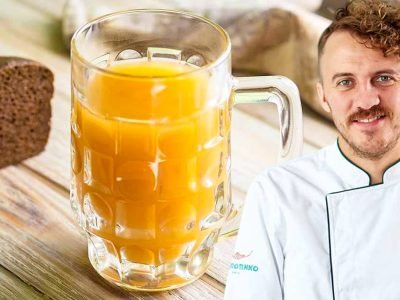 Домашний квас из бородинского хлеба от Евгения Клопотенко