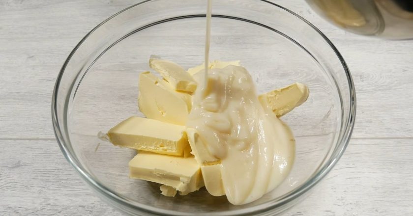 заварной крем с маслом