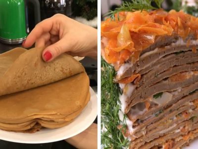 Домашний печеночный торт от Ольги Матвей