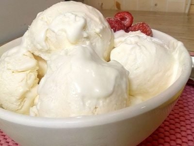 Домашний пломбир из сливок и молока