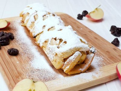 Домашний рулет с фруктами