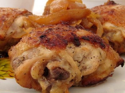 Домашний шашлык из куриных бедер