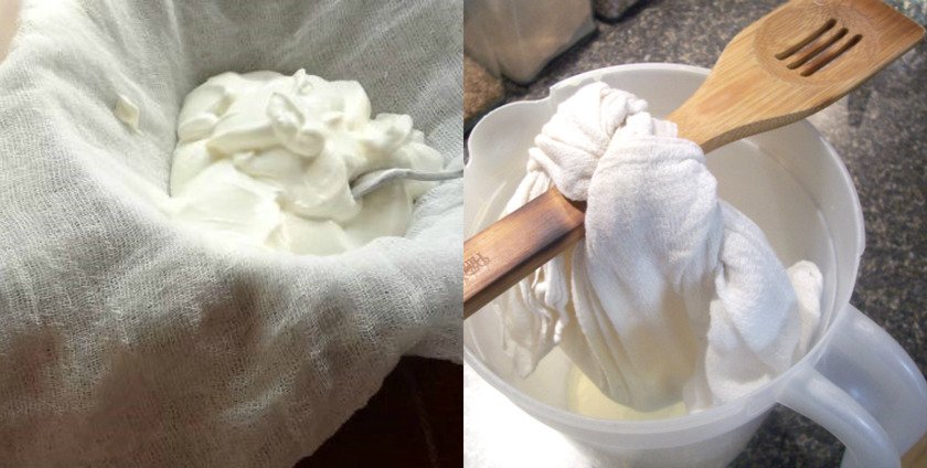 домашний сыр из йогурта