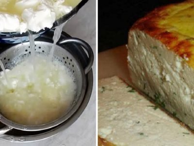 Домашний сыр на кефире