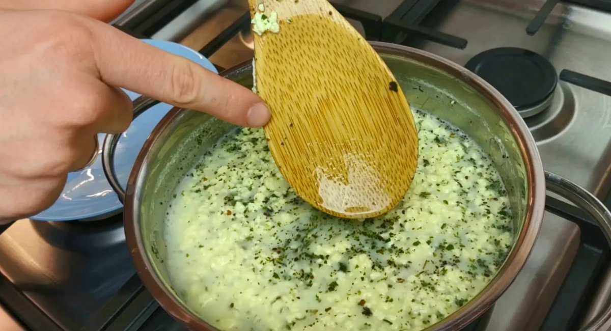 домашний сыр с укропом