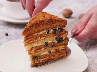 Домашний торт медовик