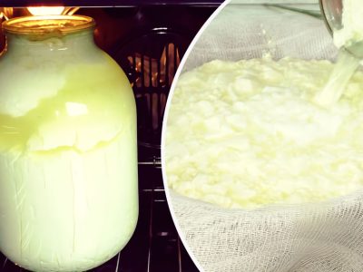 Домашний творог в духовке