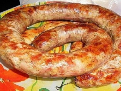 Домашняя колбаса из курицы