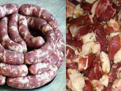 Домашняя колбаса из свинины