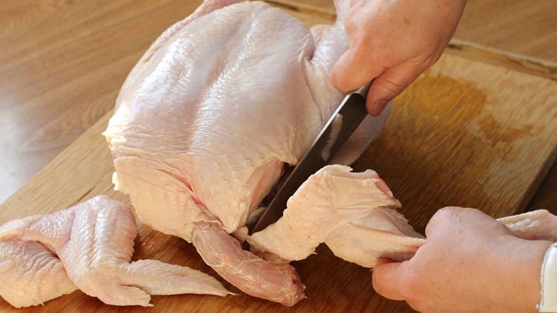 домашняя курица в соусе