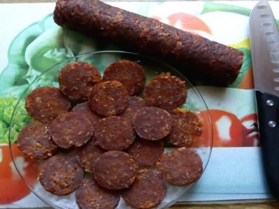 Домашняя куриная колбаса