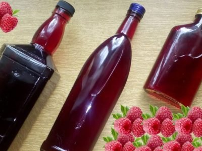 Домашняя малиновая наливка