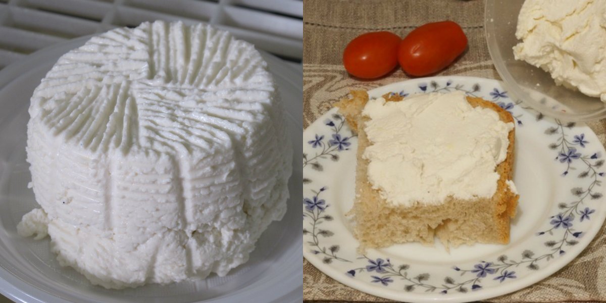 домашняя рикотта