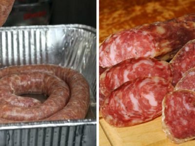 Домашняя салями