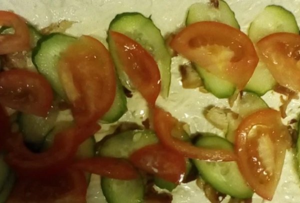 лаваш с овощами