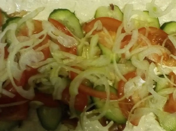 лаваш с луком