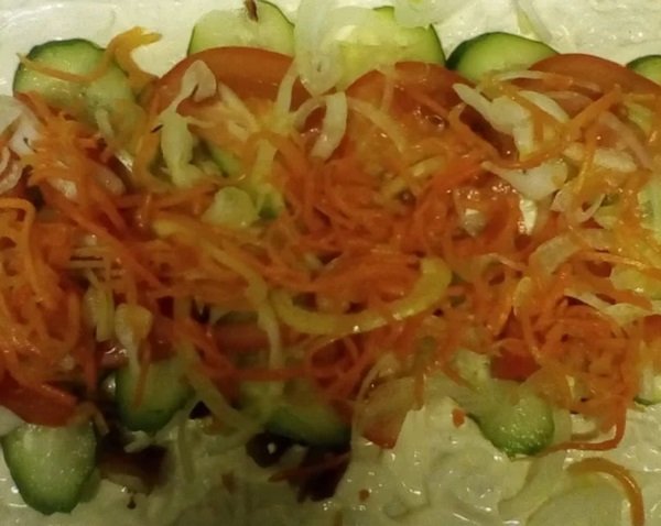 шаурма с морковью
