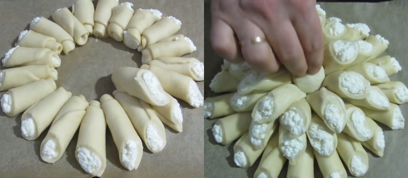 вкусный дрожжевой пирог с творогом