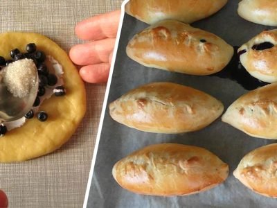 Дрожжевые пирожки с черникой: удачный рецепт