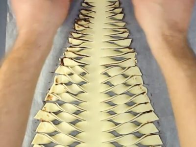 «Елка» из слоеного теста