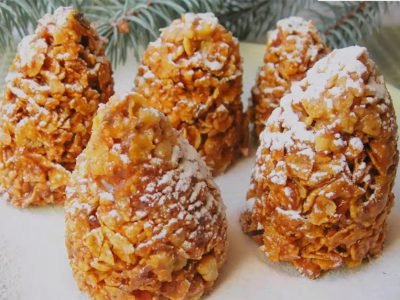 Еловые шишки