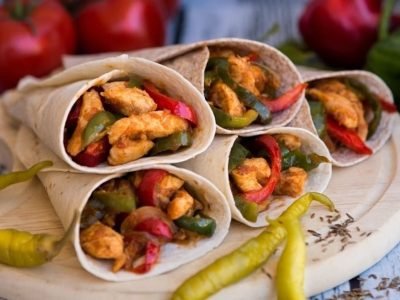 Фахита с курицей: мексиканский рецепт