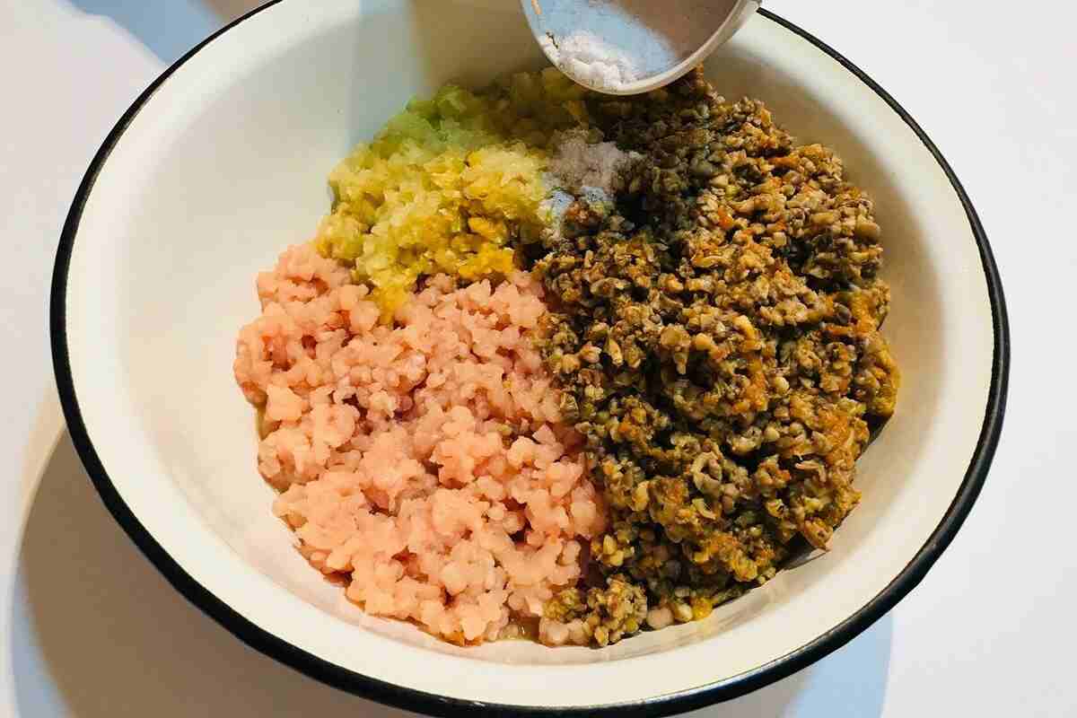 соединение ингредиентов