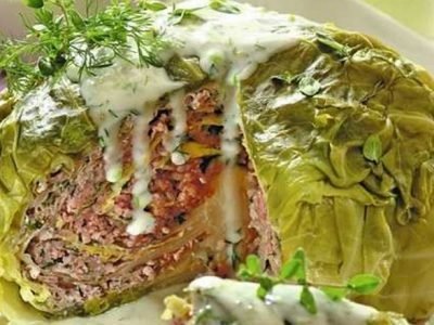 Фаршированная капуста в духовке