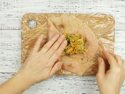 Фаршированная куриная грудка
