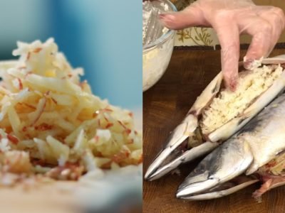 Фаршированная скумбрия в духовке