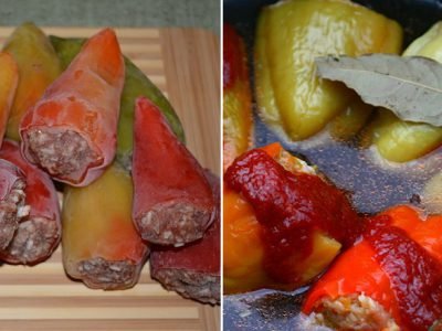 Фаршированный перец на зиму