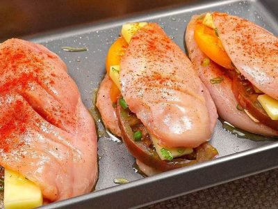 Фаршированное куриное филе: весь секрет в начинке