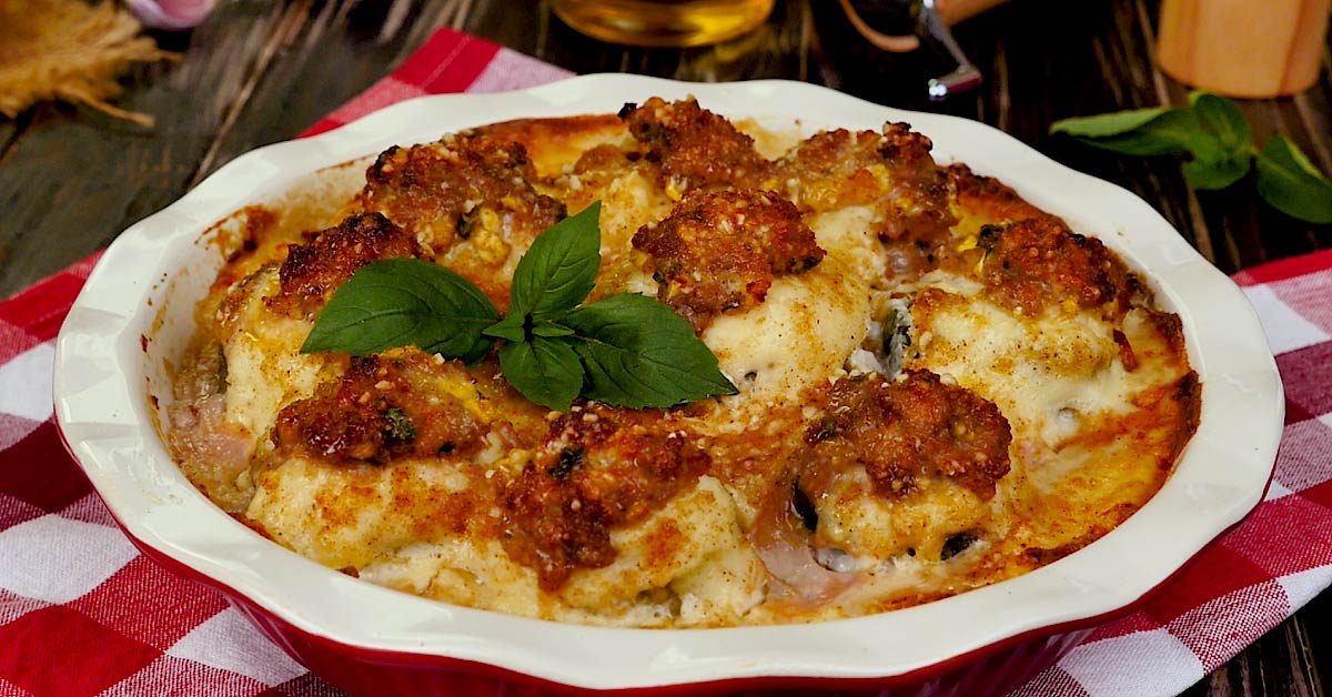 фаршированные цукини в духовке