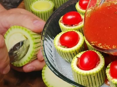 Фаршированные кабачки «Пенечки»