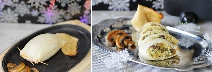 закуска из кальмаров