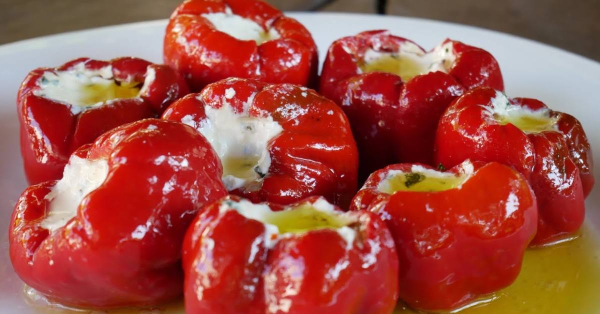 закуска из перца и сыра