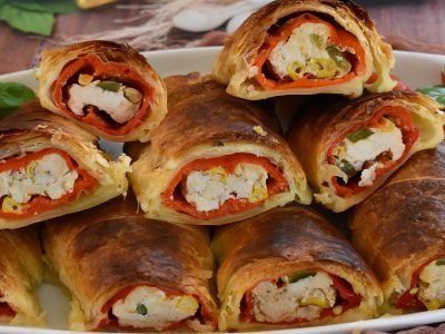 Фаршированные перцы в тесте