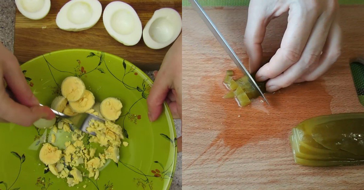 как фаршировать яйца